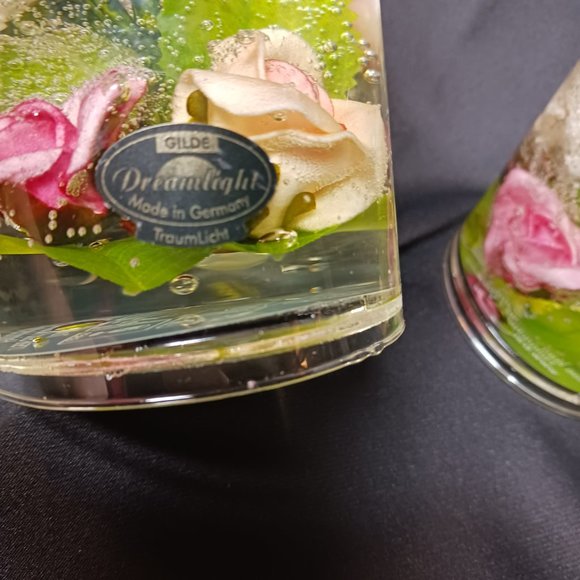 TraumLicht Gilde Glass Dreamlight Candle Holders Germany - Picture 12 of 14